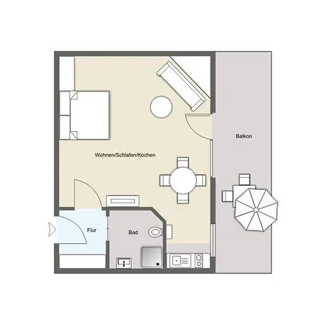 아파트 Appartementhaus Bracht - Meeresrauschen 1 유이스트